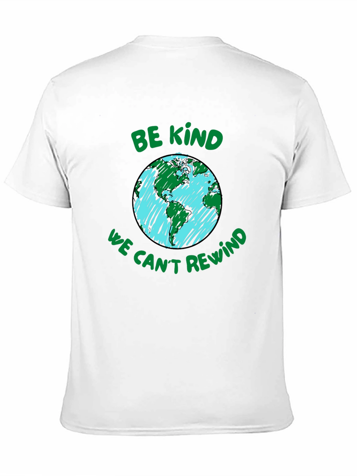Eco-Friendly Graphic Tee: Be Kind Protect Our Planet