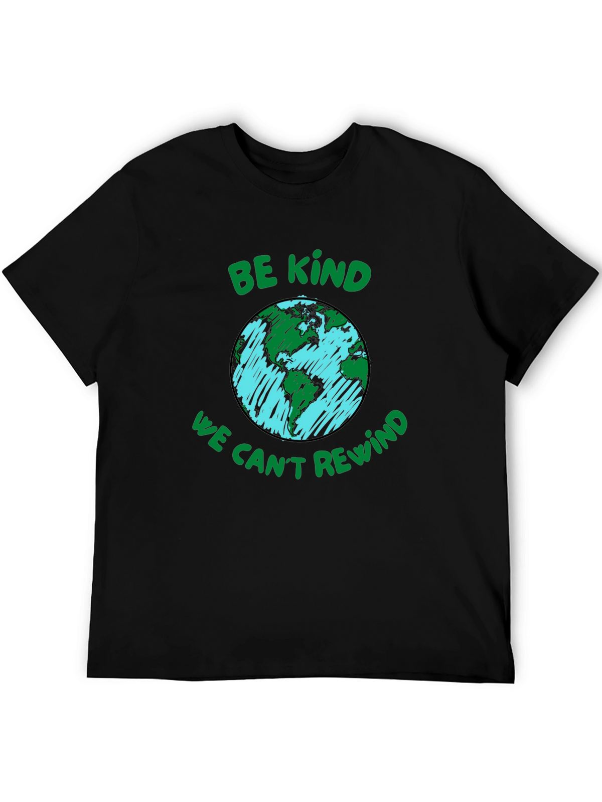Eco-Friendly Graphic Tee: Be Kind Protect Our Planet
