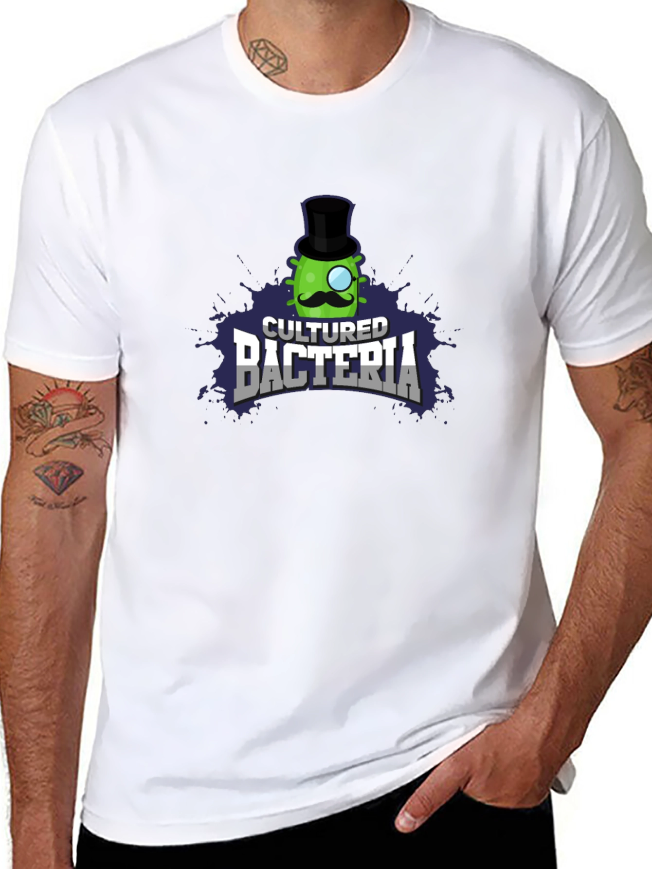 Cultured Bacteria Black T-Shirt