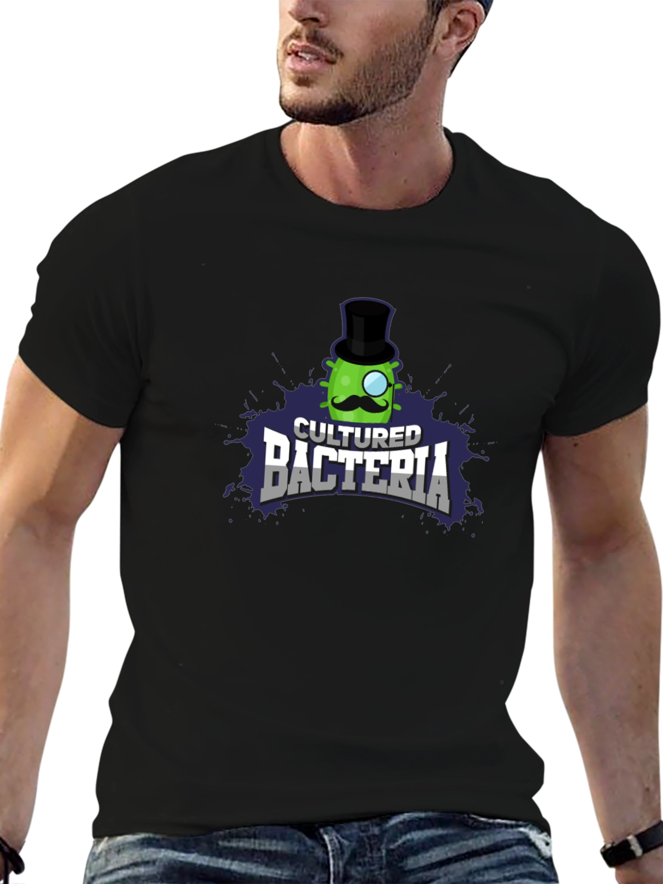 Cultured Bacteria Black T-Shirt