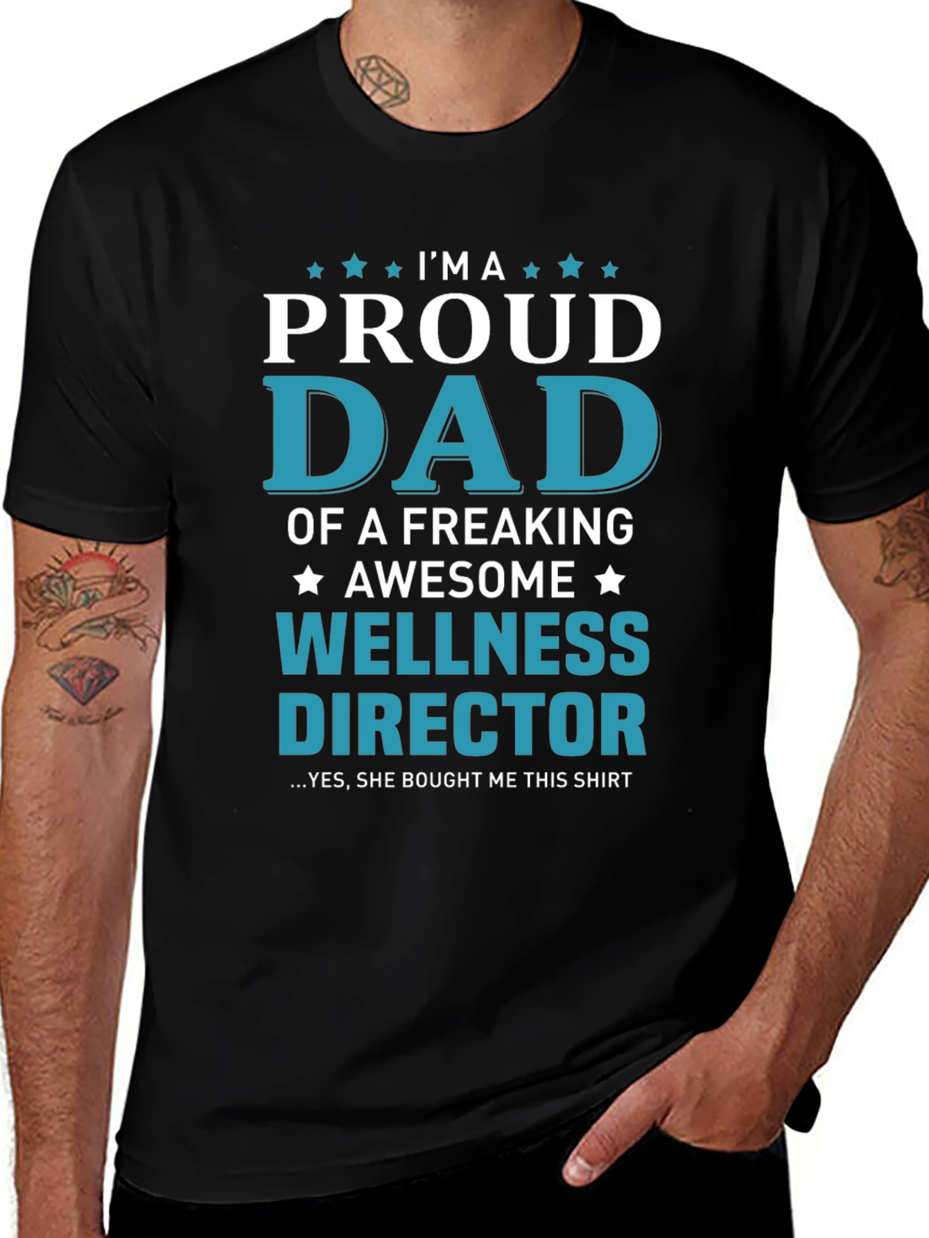 Proud Dad of a Wellness Director T-Shirt