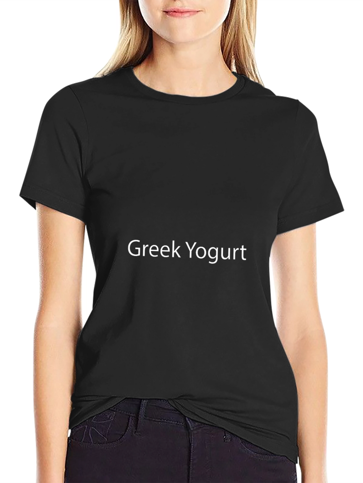 Greek Yogurt Black T-Shirt