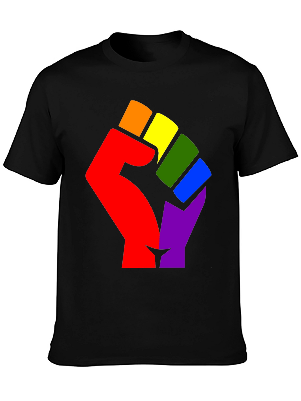 Pride Fist T-Shirt - Rainbow Equality Tee