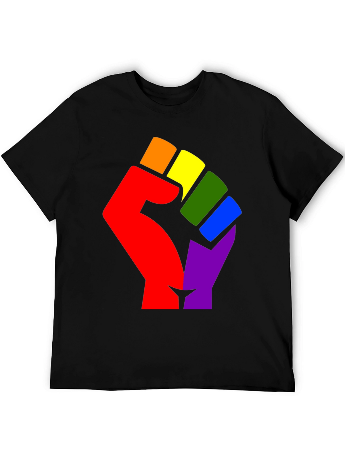 Pride Fist T-Shirt - Rainbow Equality Tee