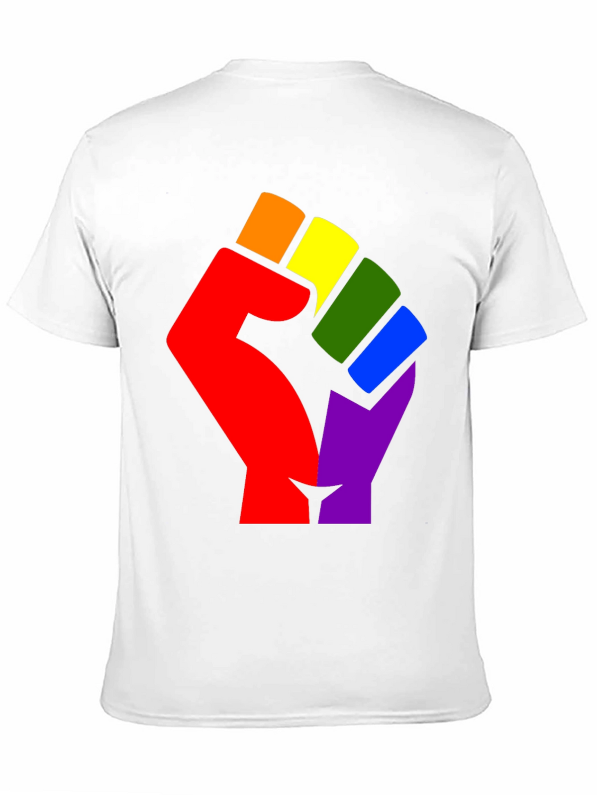 Pride Fist T-Shirt - Rainbow Equality Tee