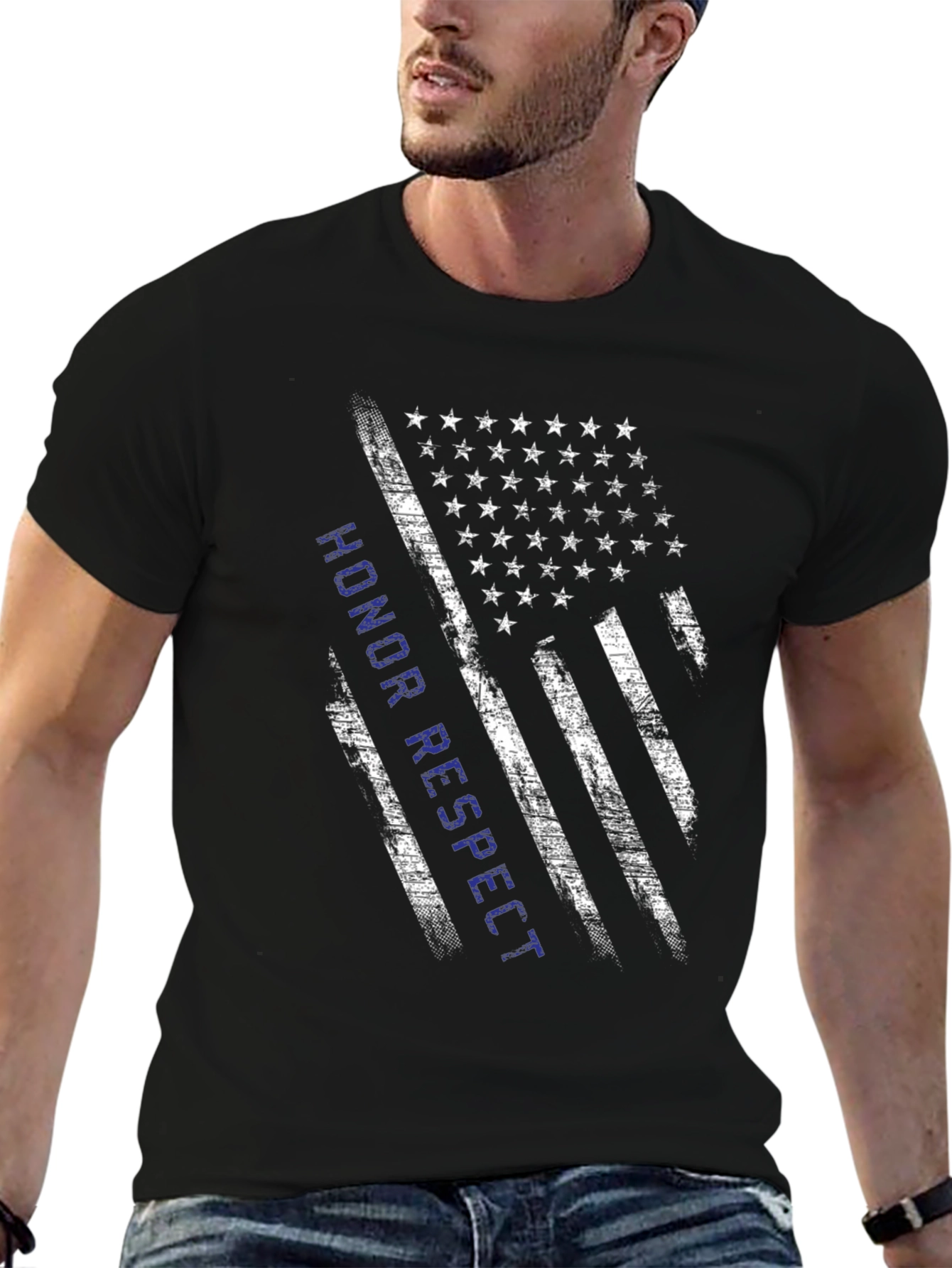 Honor Respect American Flag T-Shirt