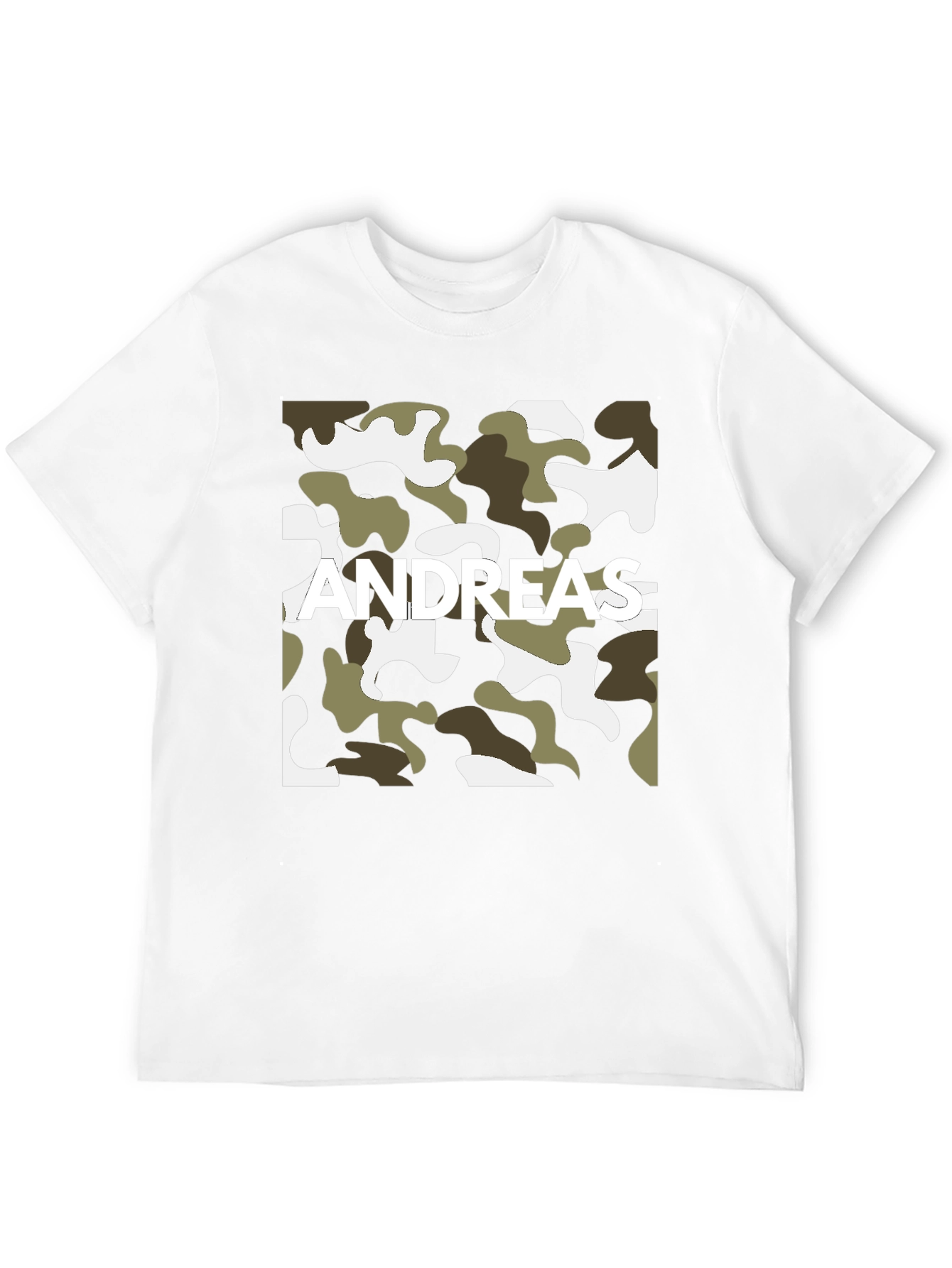 Andreas Camo Style T-Shirt
