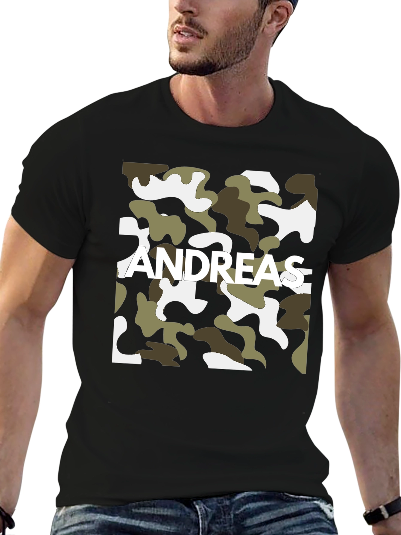 Andreas Camo Style T-Shirt