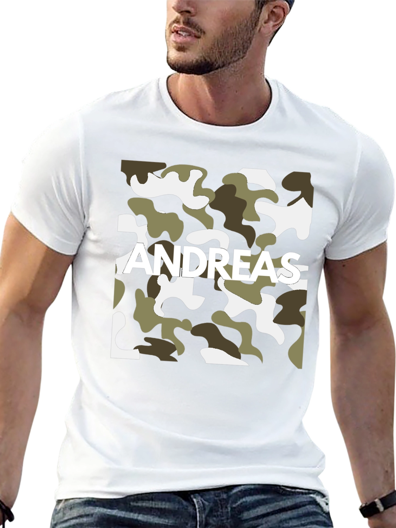 Andreas Camo Style T-Shirt