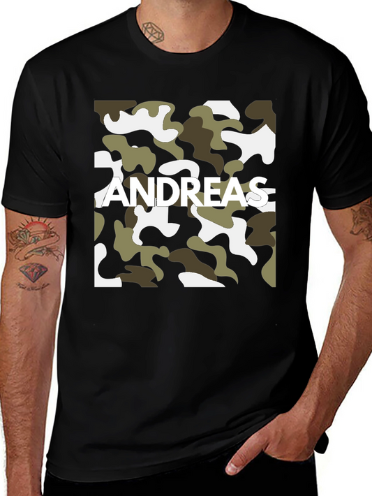 Andreas Camo Style T-Shirt