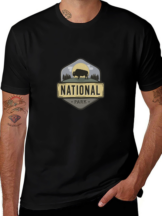 National Park Bison Graphic T-Shirt