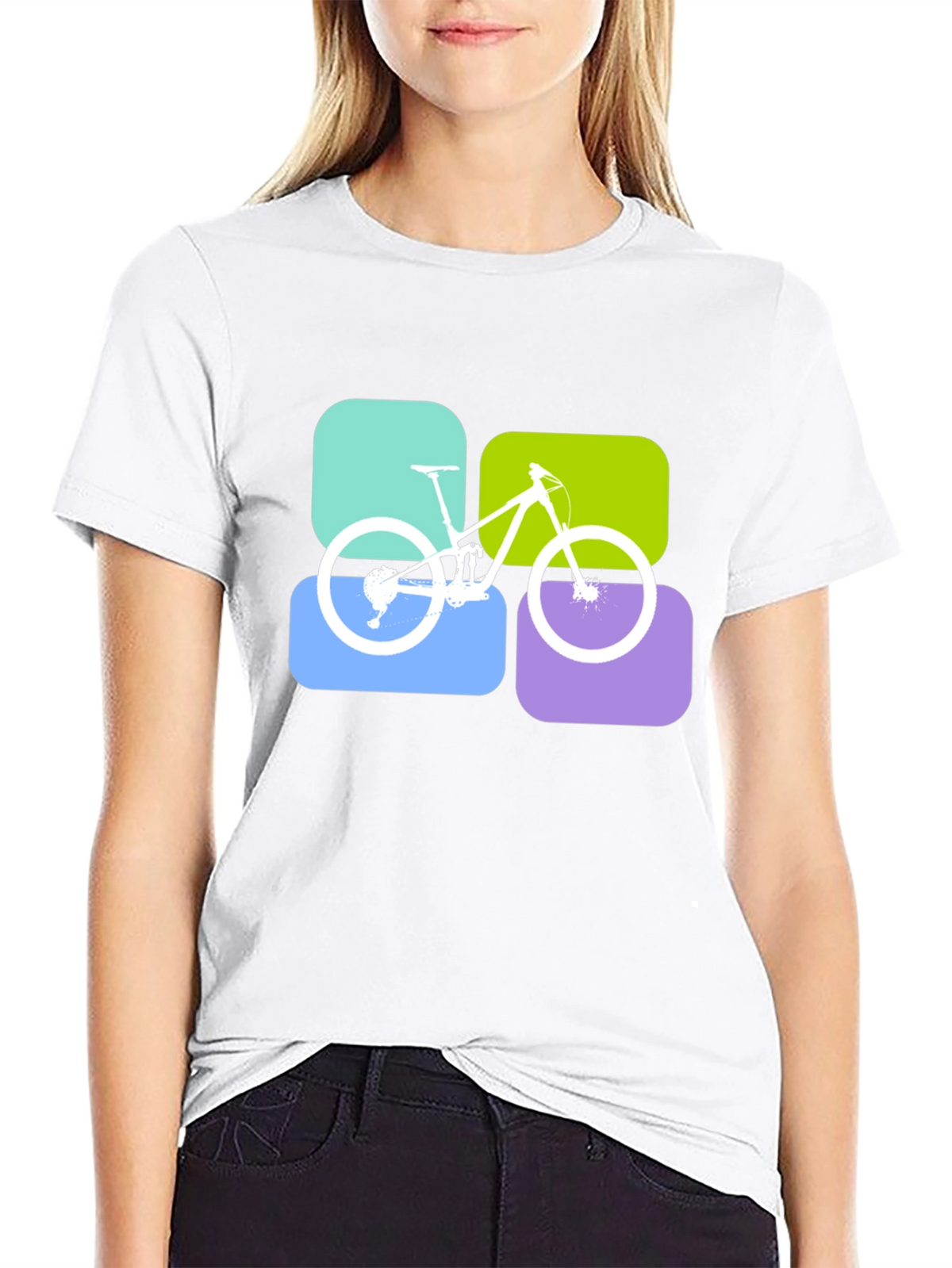 Mountain Bike T-Shirt - Modern Graphic Tee