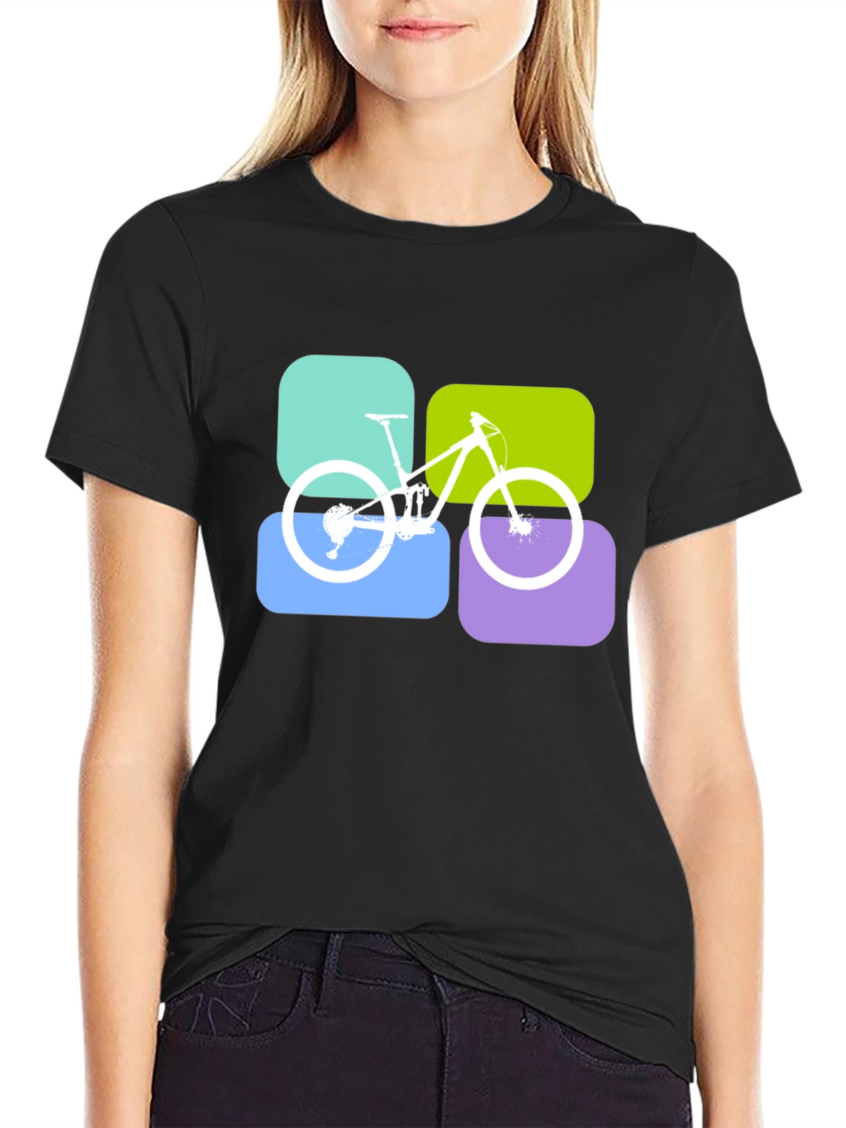 Mountain Bike T-Shirt - Modern Graphic Tee