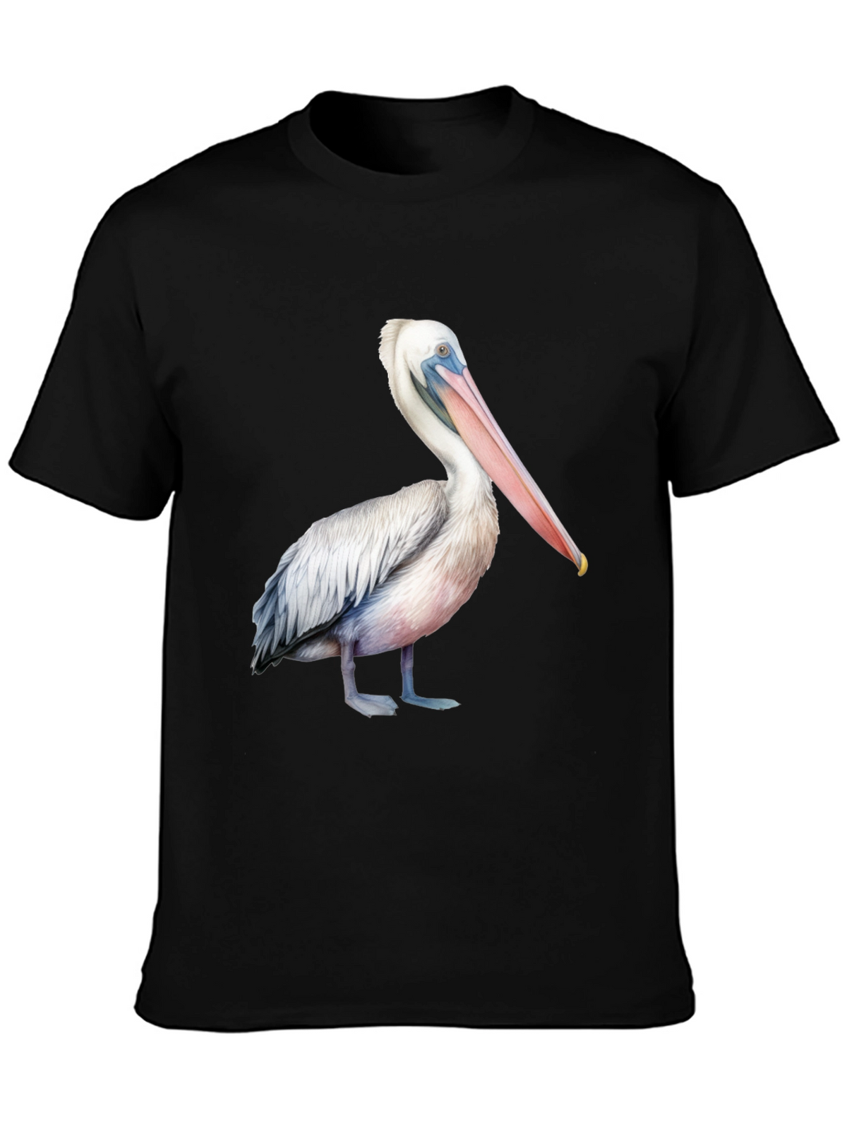 Pelican Graphic Print T-Shirt - Unisex Black Tee