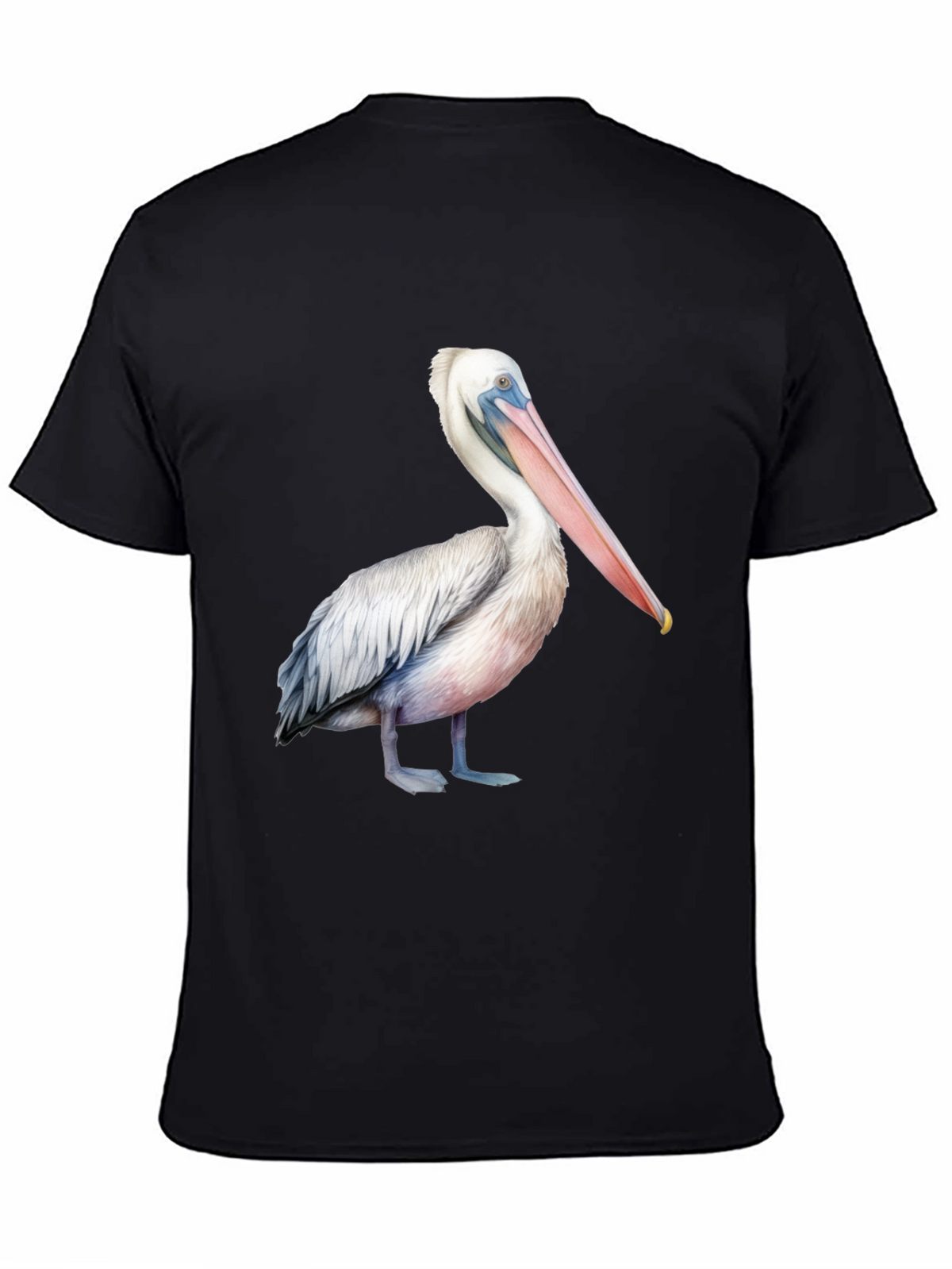 Pelican Graphic Print T-Shirt - Unisex Black Tee
