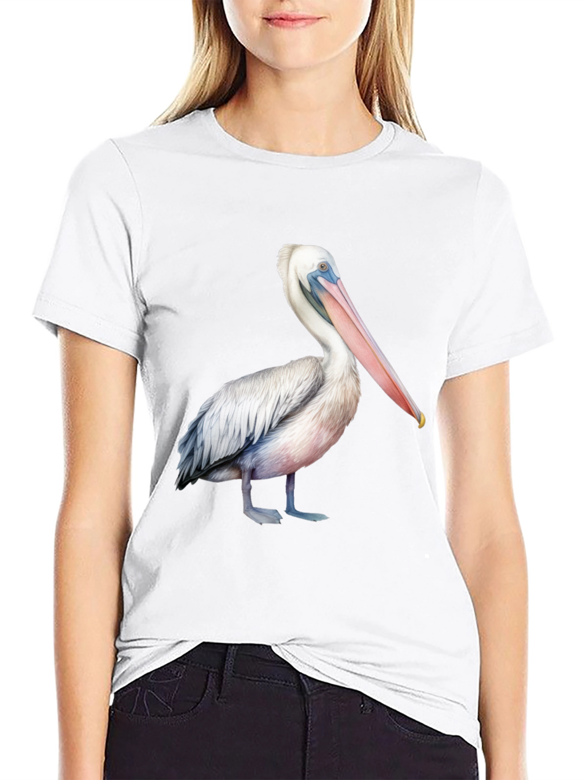 Pelican Graphic Print T-Shirt - Unisex Black Tee