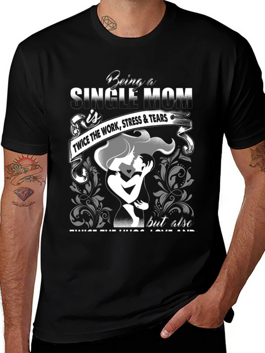 Single Mom Graphic Tee - Twice the Love