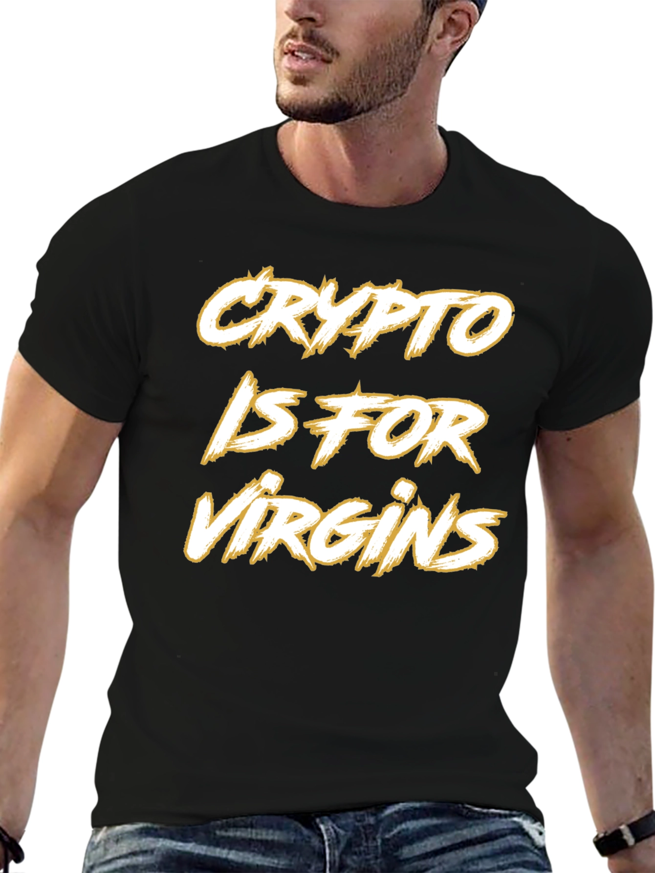 Crypto Is For Virgins Graphic T-Shirt