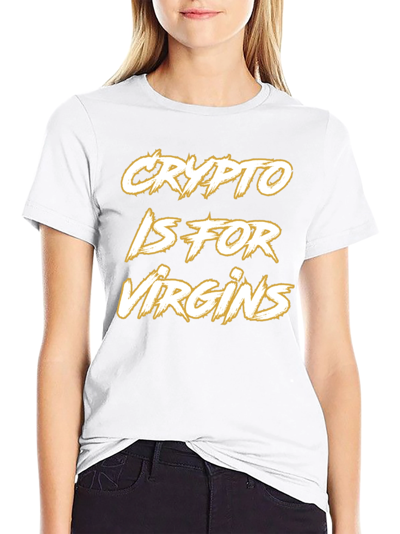 Crypto Is For Virgins Graphic T-Shirt