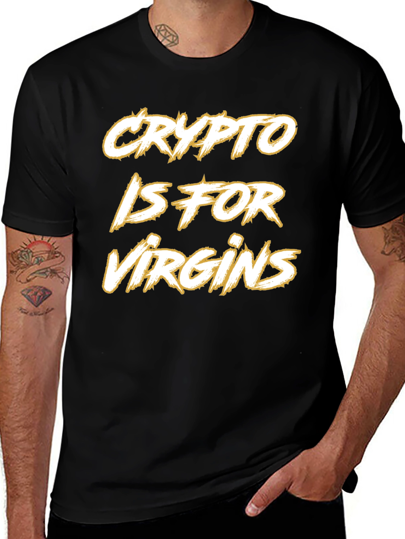 Crypto Is For Virgins Graphic T-Shirt