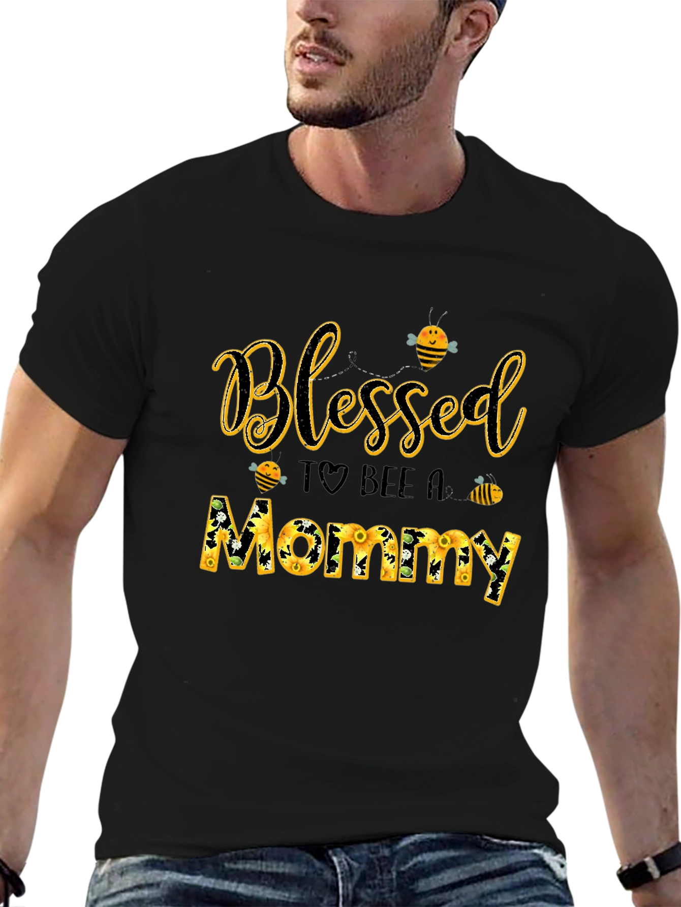 Blessed To Bee A Mommy Graphic Tee
