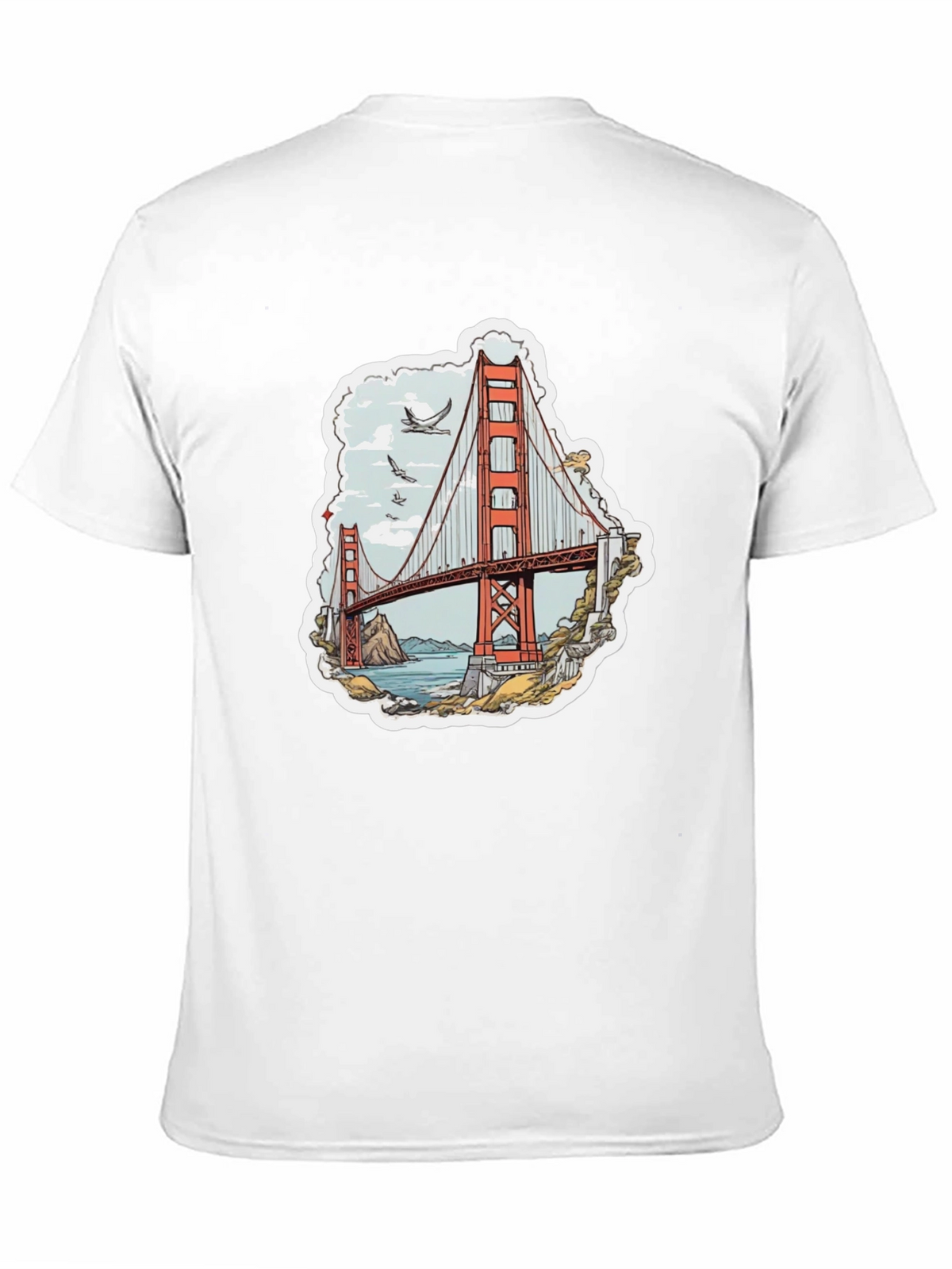 Golden Gate Bridge Graphic Tee - Black T-Shirt