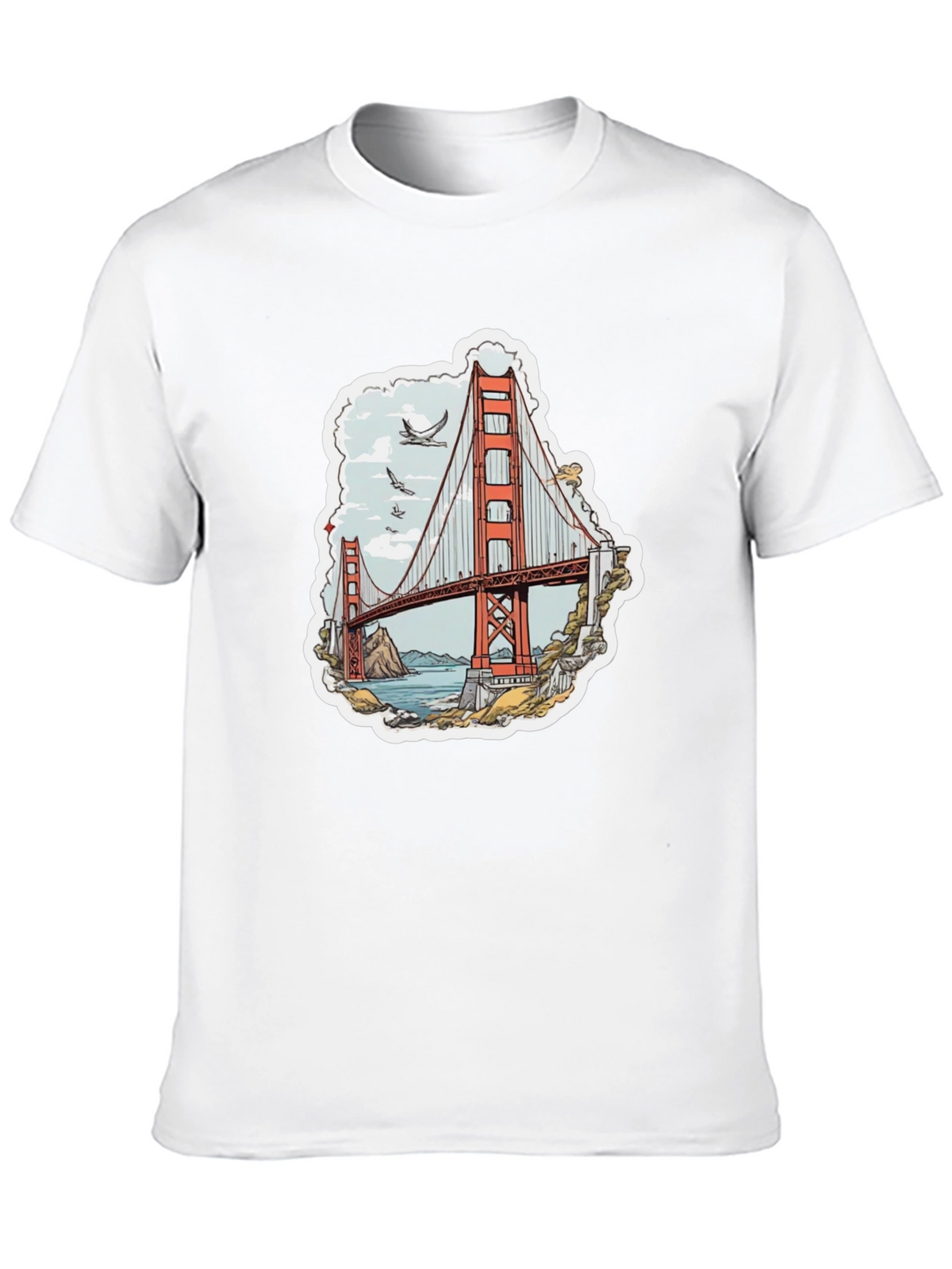 Golden Gate Bridge Graphic Tee - Black T-Shirt
