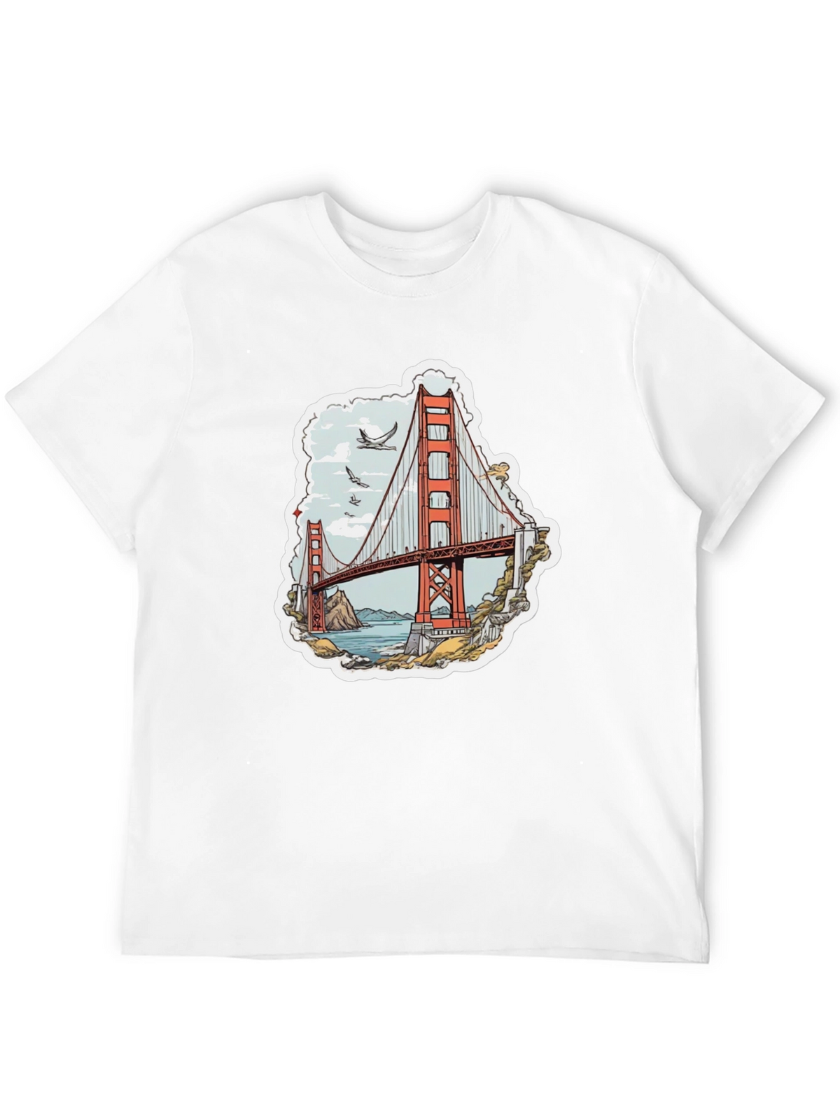 Golden Gate Bridge Graphic Tee - Black T-Shirt