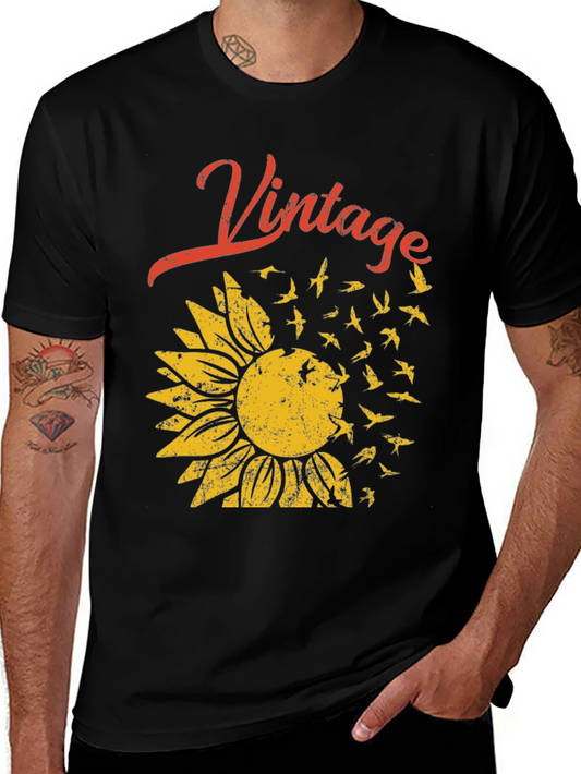 Vintage Sunflower Graphic Tee