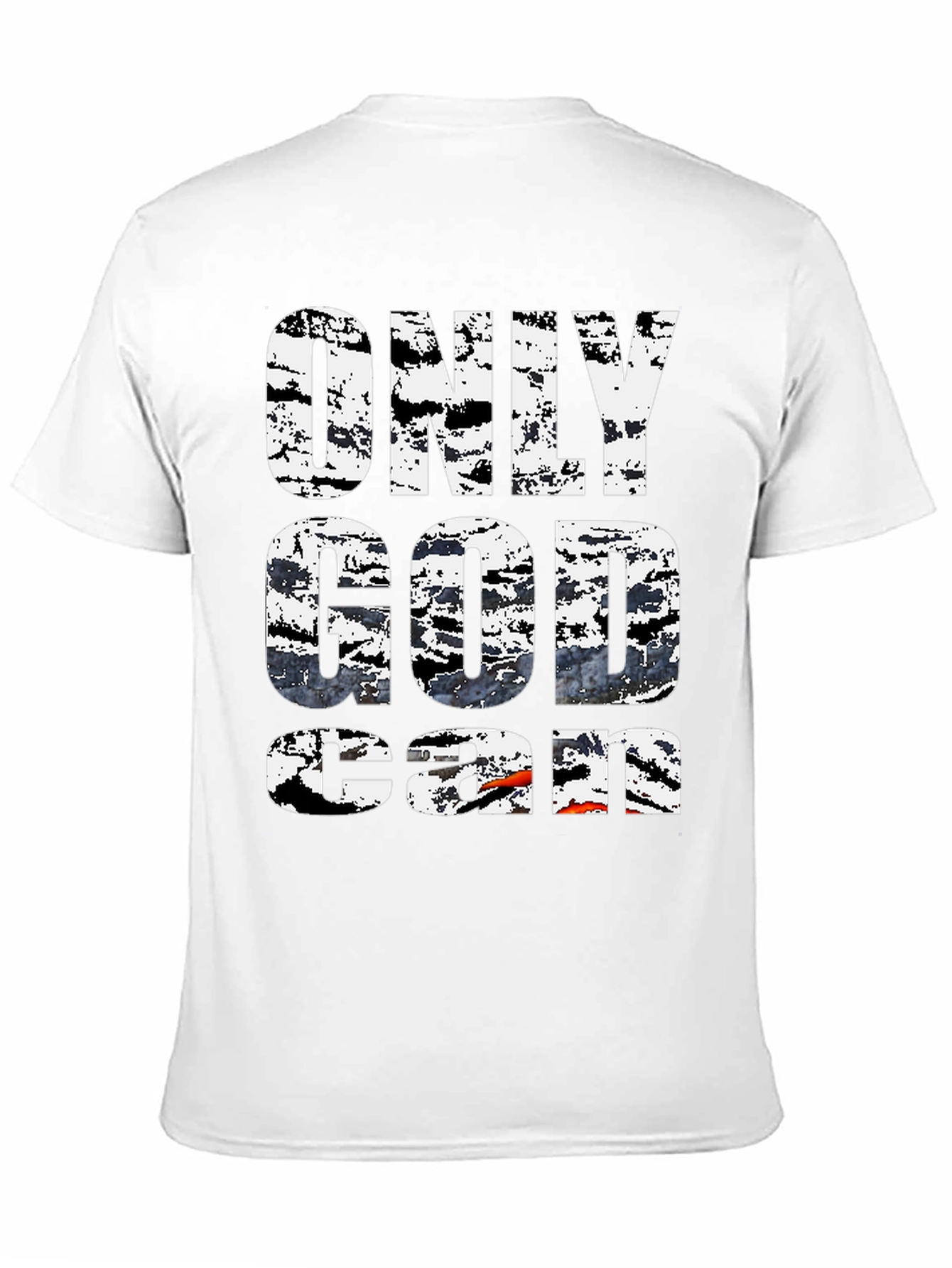 Only God Can T-Shirt Black Graphic Tee