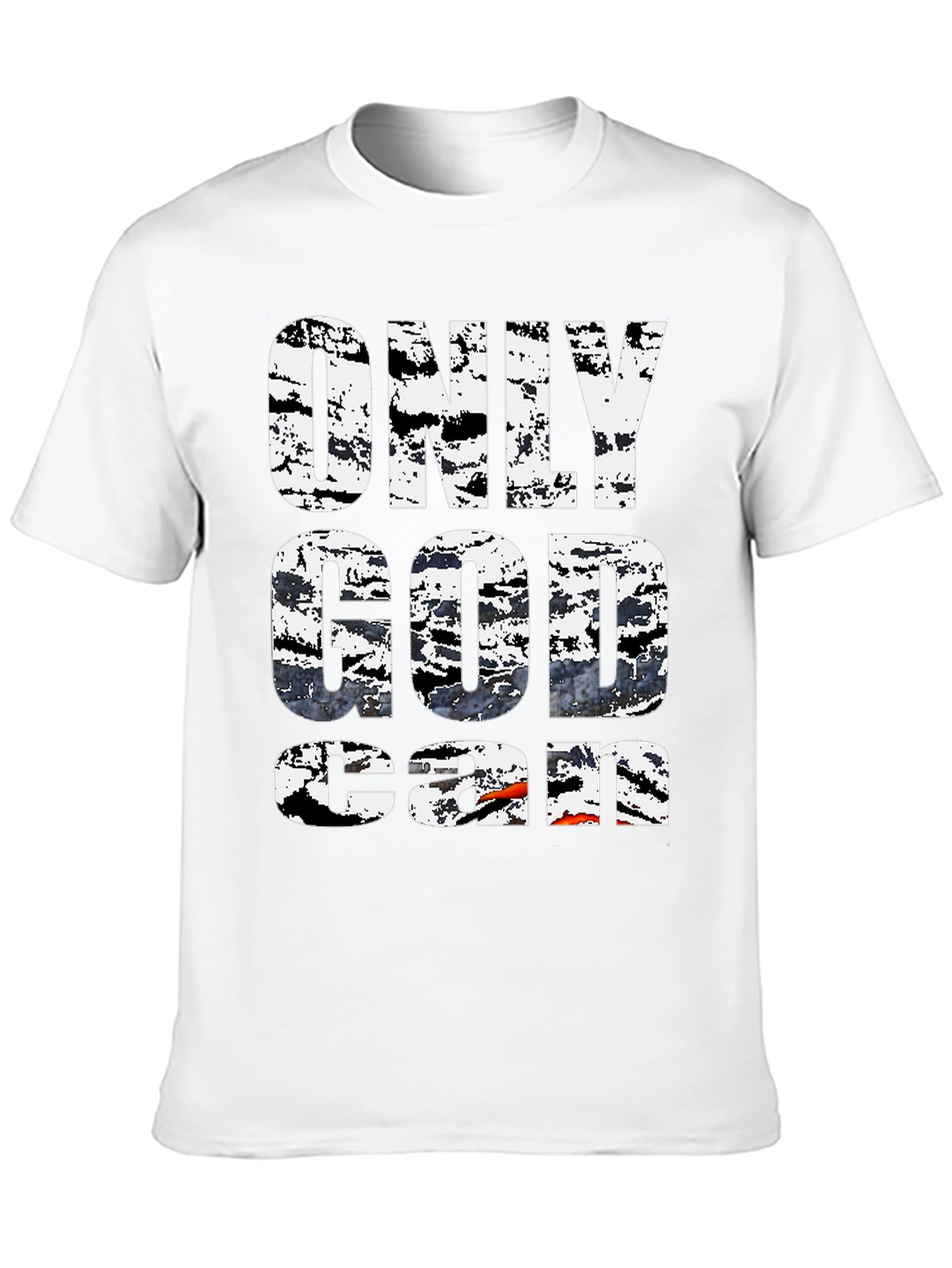 Only God Can T-Shirt Black Graphic Tee