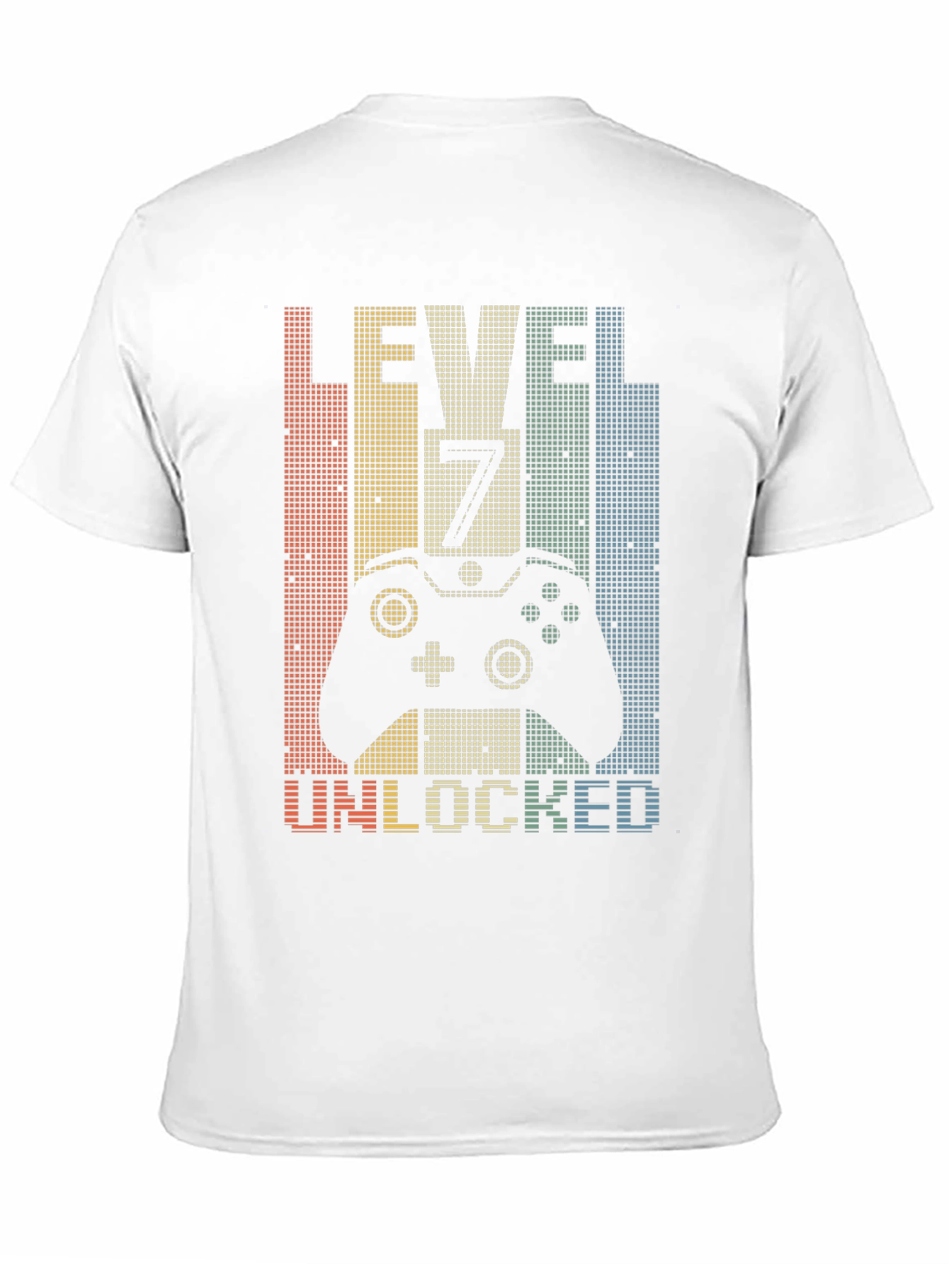 Level 7 Unlocked Gamer T-Shirt - Retro Style