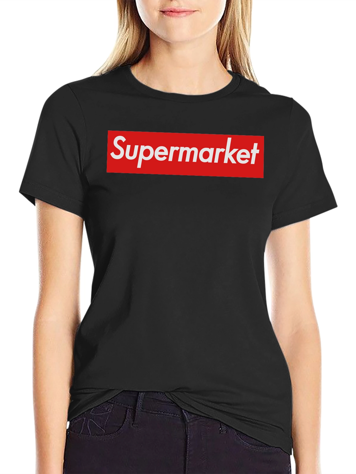 Supermarket Funny Parody Graphic T-Shirt