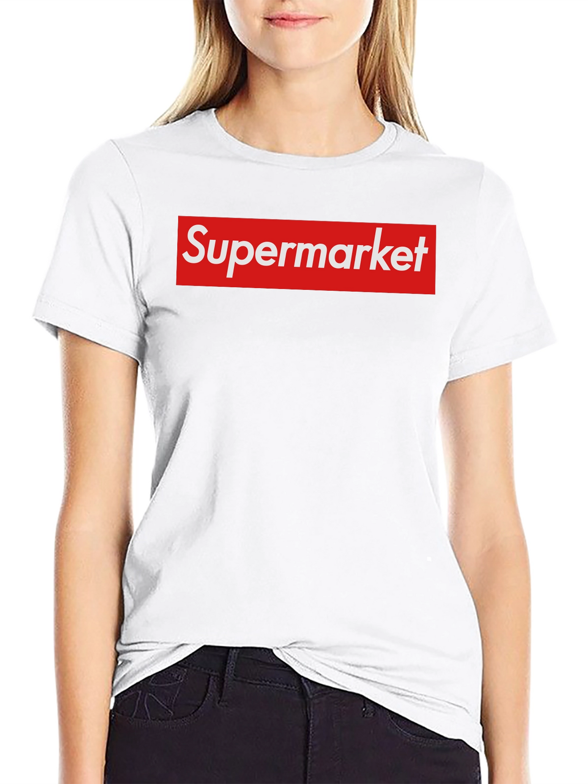 Supermarket Funny Parody Graphic T-Shirt
