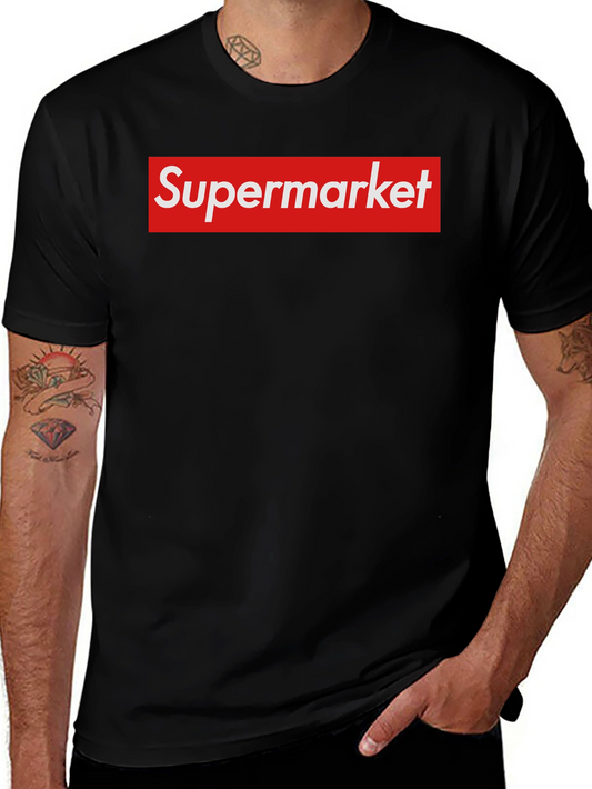 Supermarket Funny Parody Graphic T-Shirt