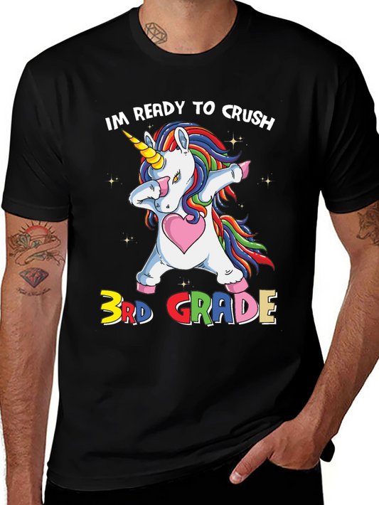 3rd Grade Unicorn T-Shirt - Ready To Crush