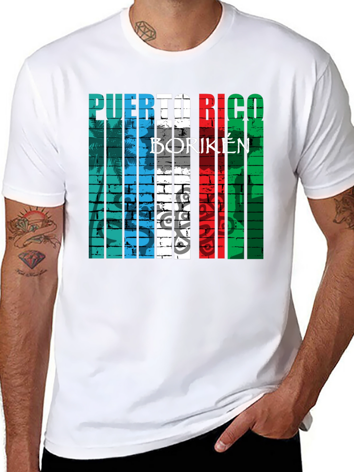 Puerto Rico Boriken Graphic T-Shirt