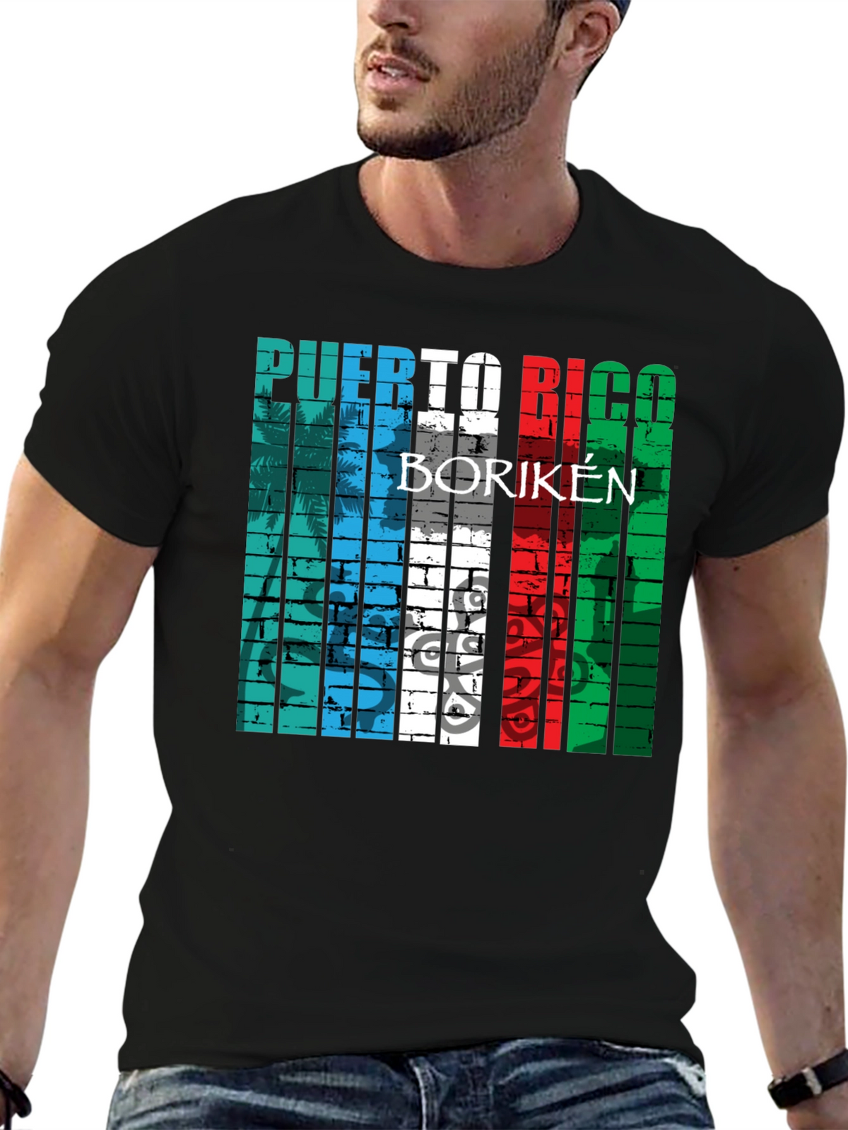 Puerto Rico Boriken Graphic T-Shirt
