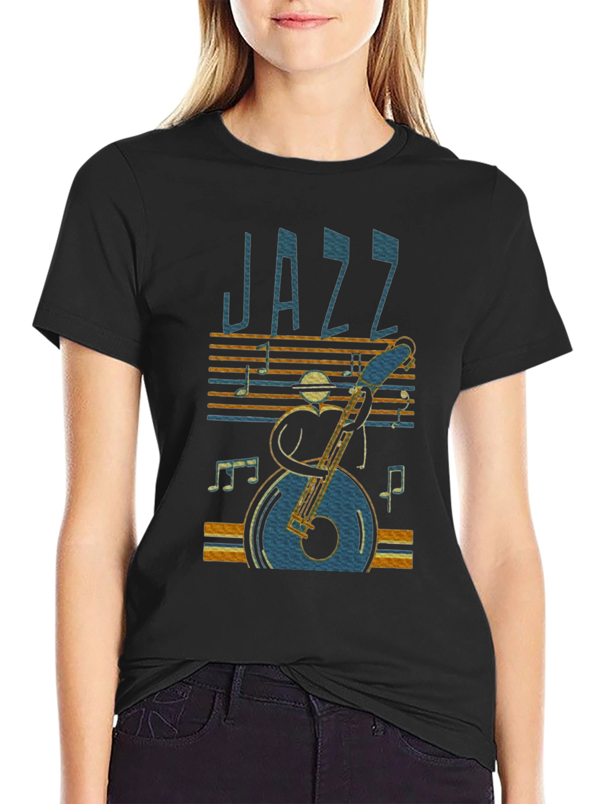 Jazz Music Graphic T-Shirt