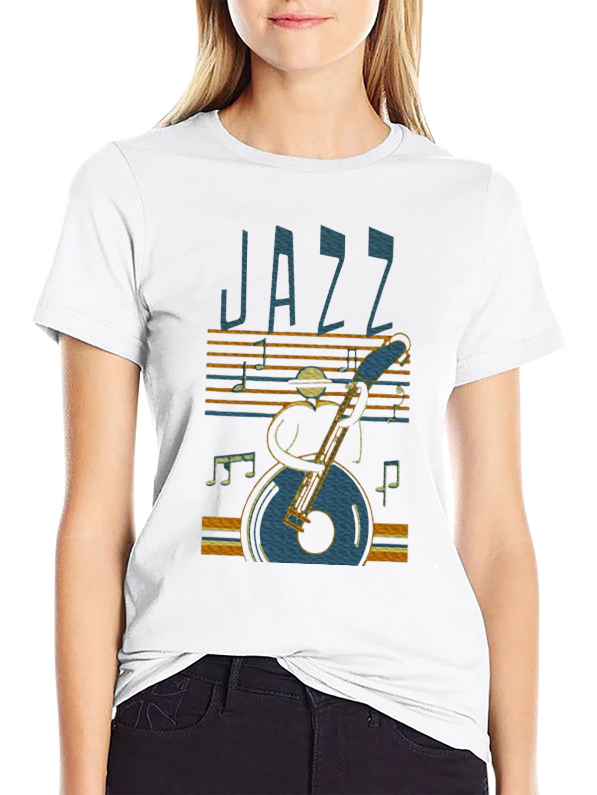 Jazz Music Graphic T-Shirt