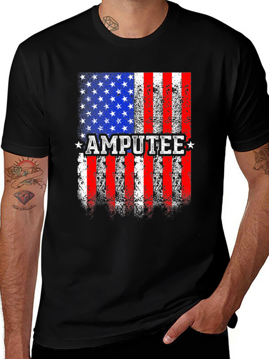 Amputee American Flag T-Shirt - Patriotic Pride Tee