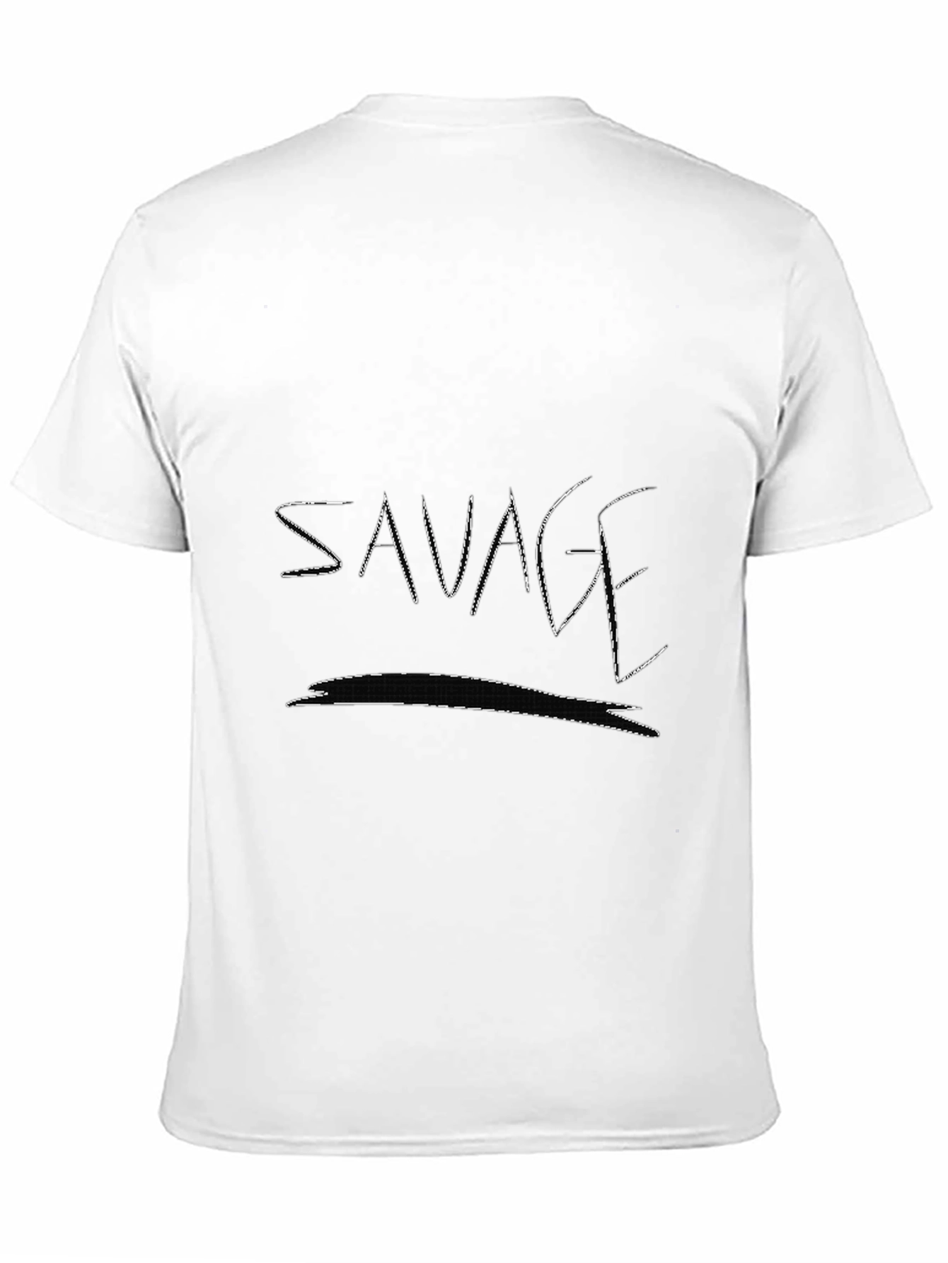 Savage Black T-Shirt - Edgy Graphic Tee
