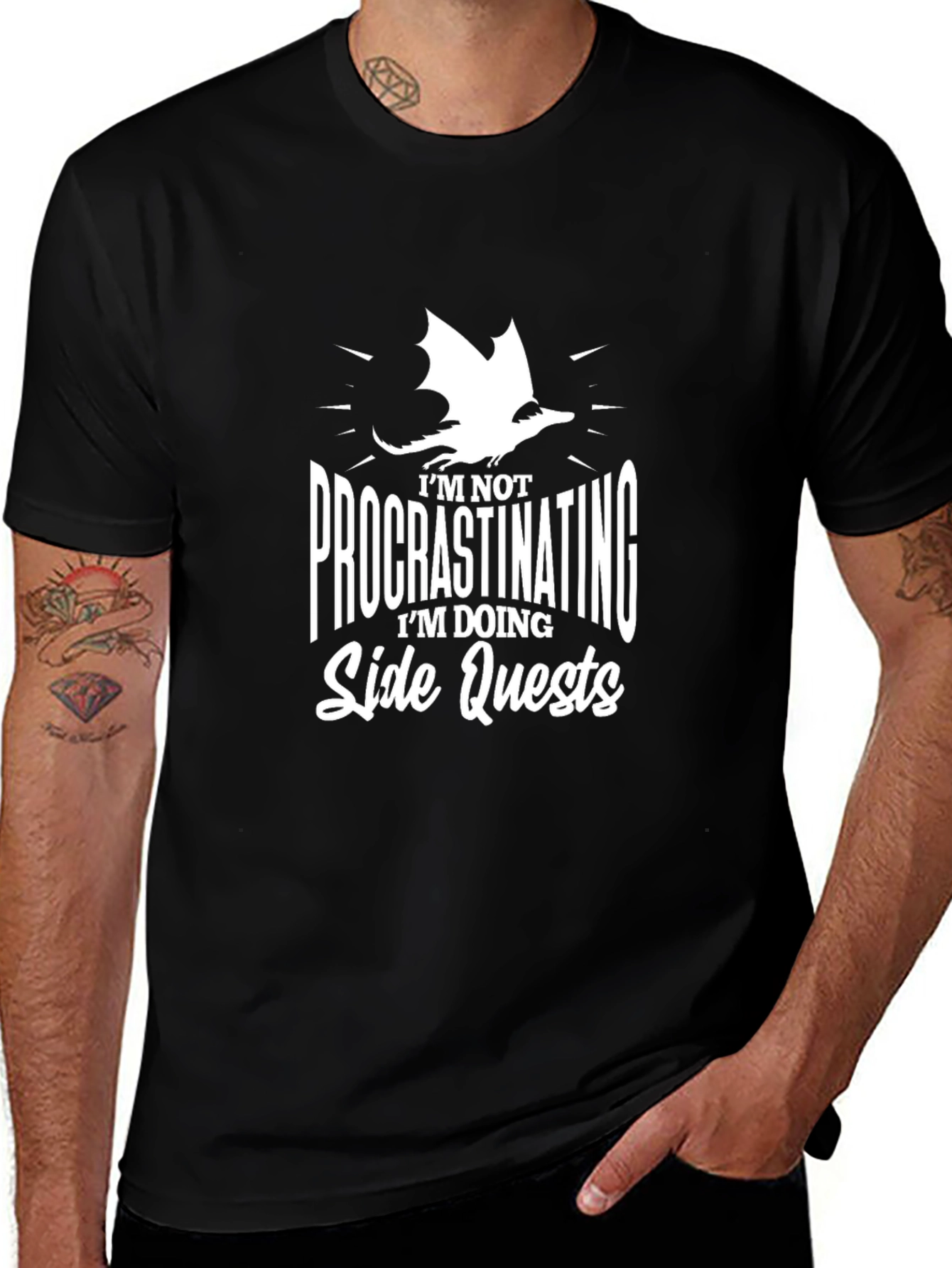 Im Not Procrastinating Dragon T-Shirt