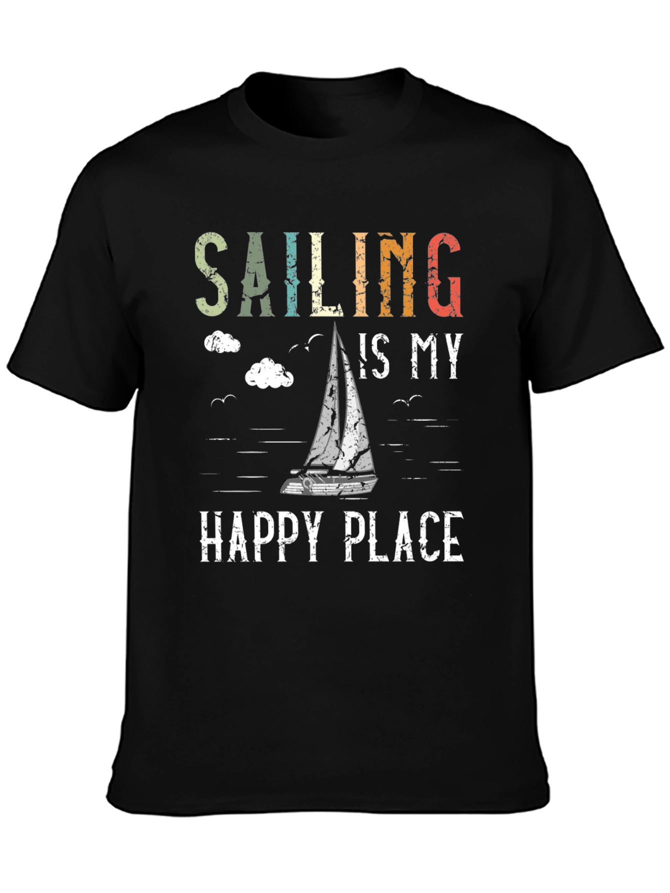 Sailing is My Happy Place Graphic Tee