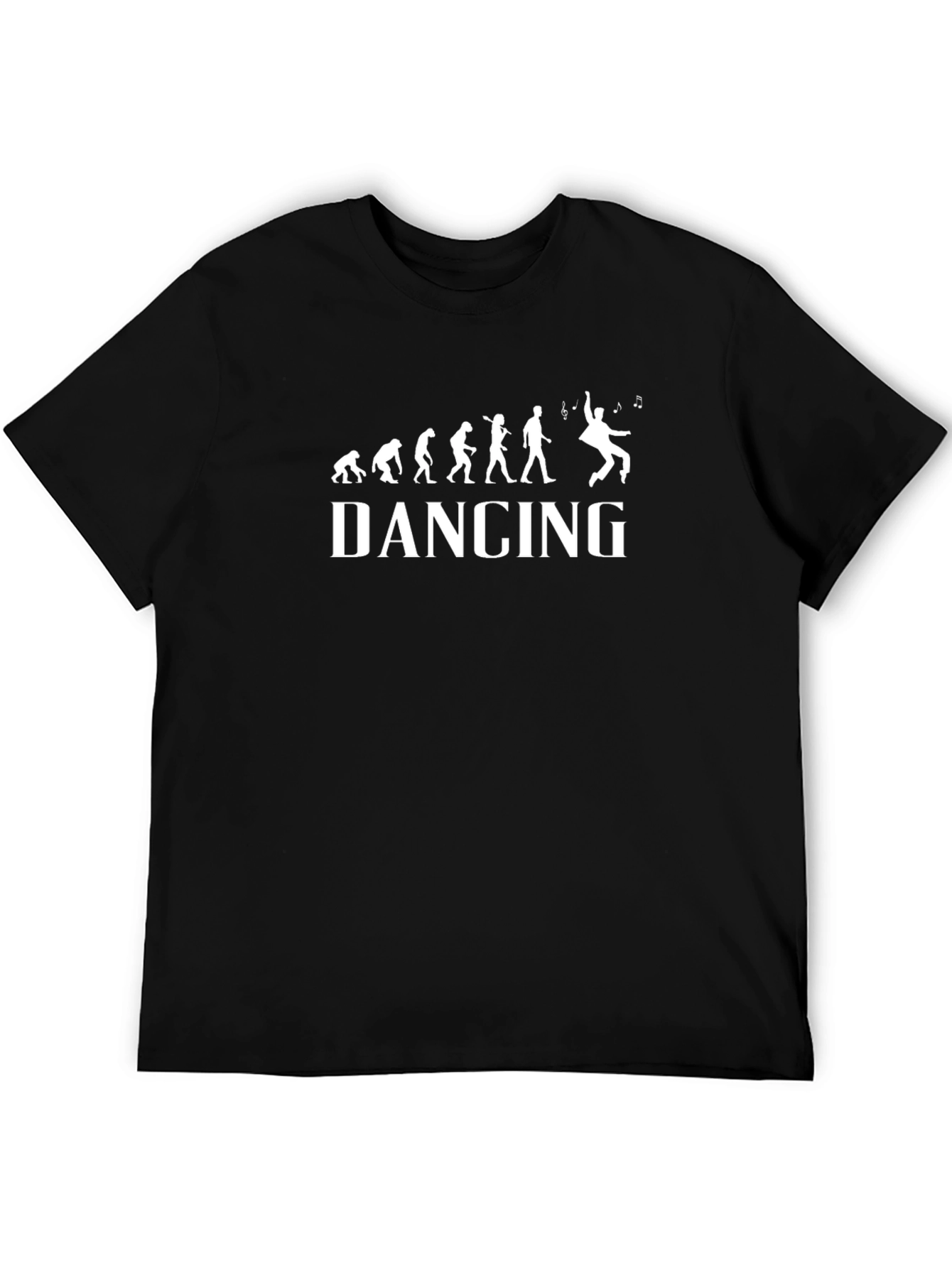Dancing Evolution Graphic Tee - Black