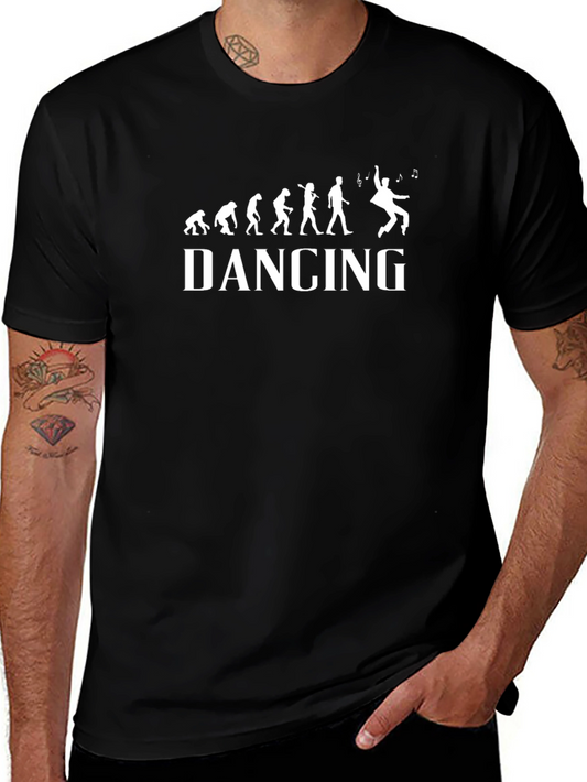 Dancing Evolution Graphic Tee - Black
