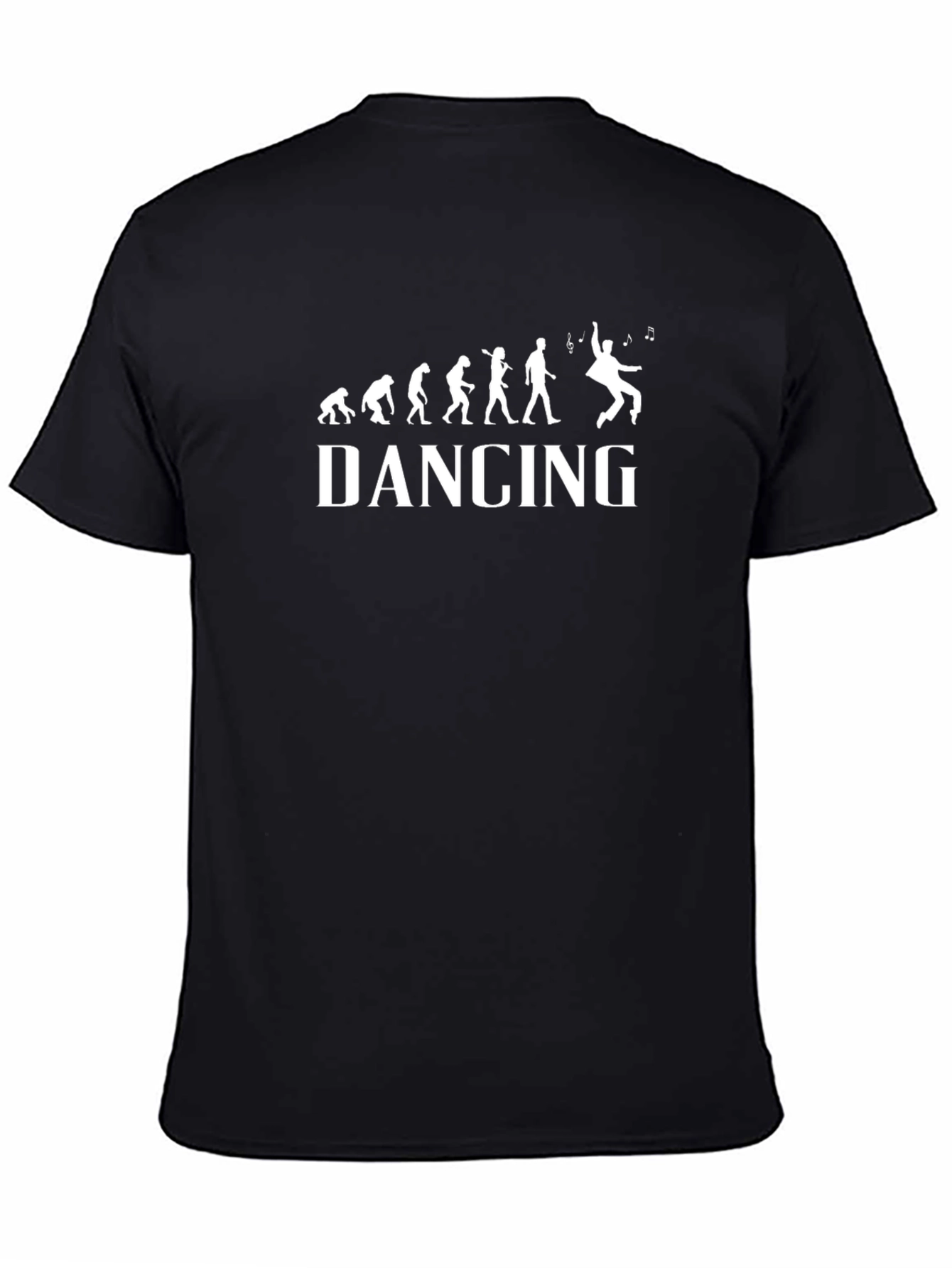 Dancing Evolution Graphic Tee - Black