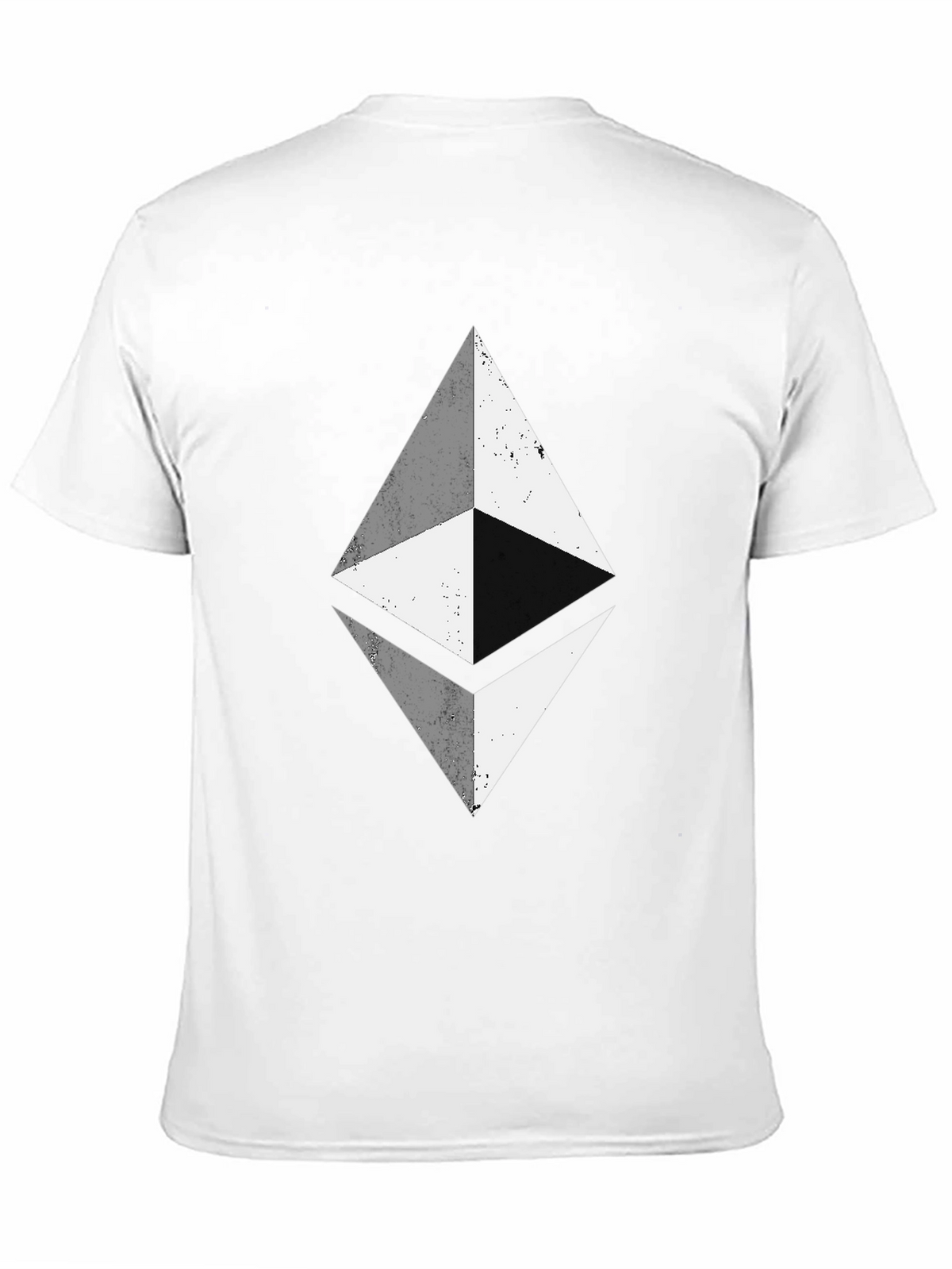 Ethereum Crypto Black T-Shirt - Diamond Logo