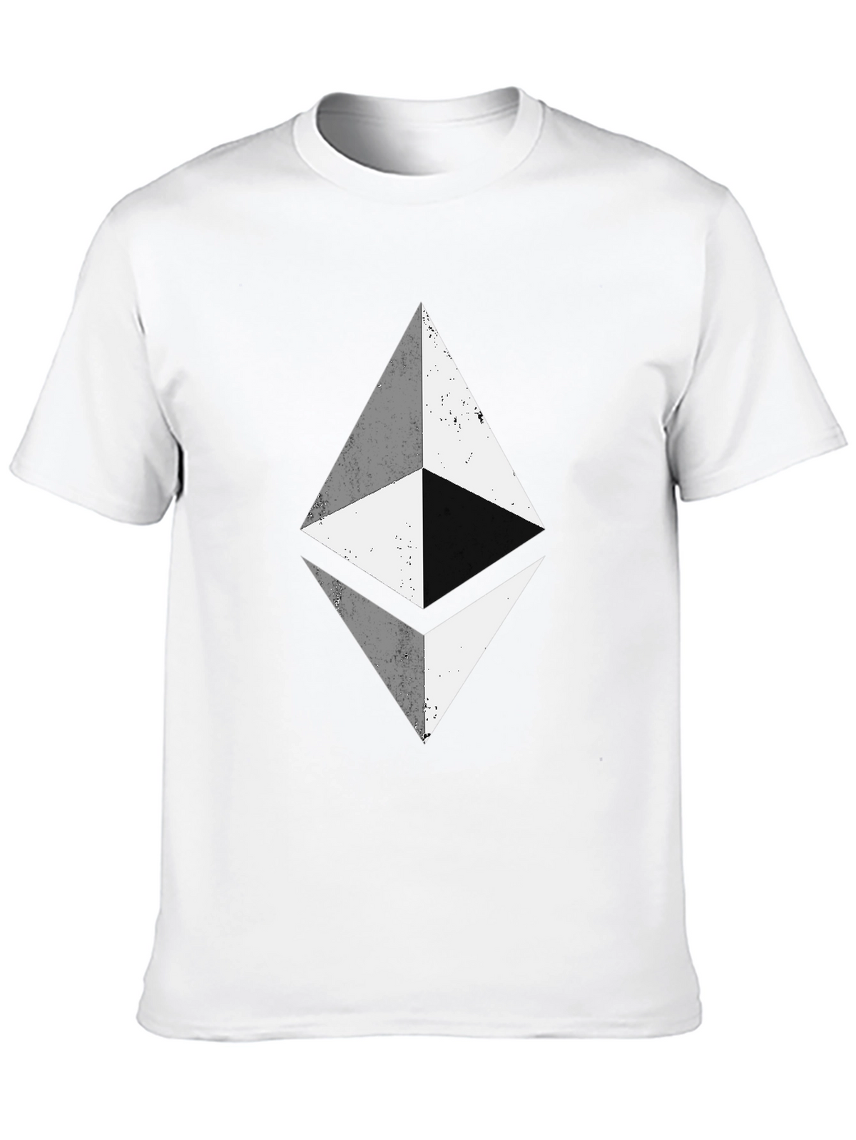 Ethereum Crypto Black T-Shirt - Diamond Logo