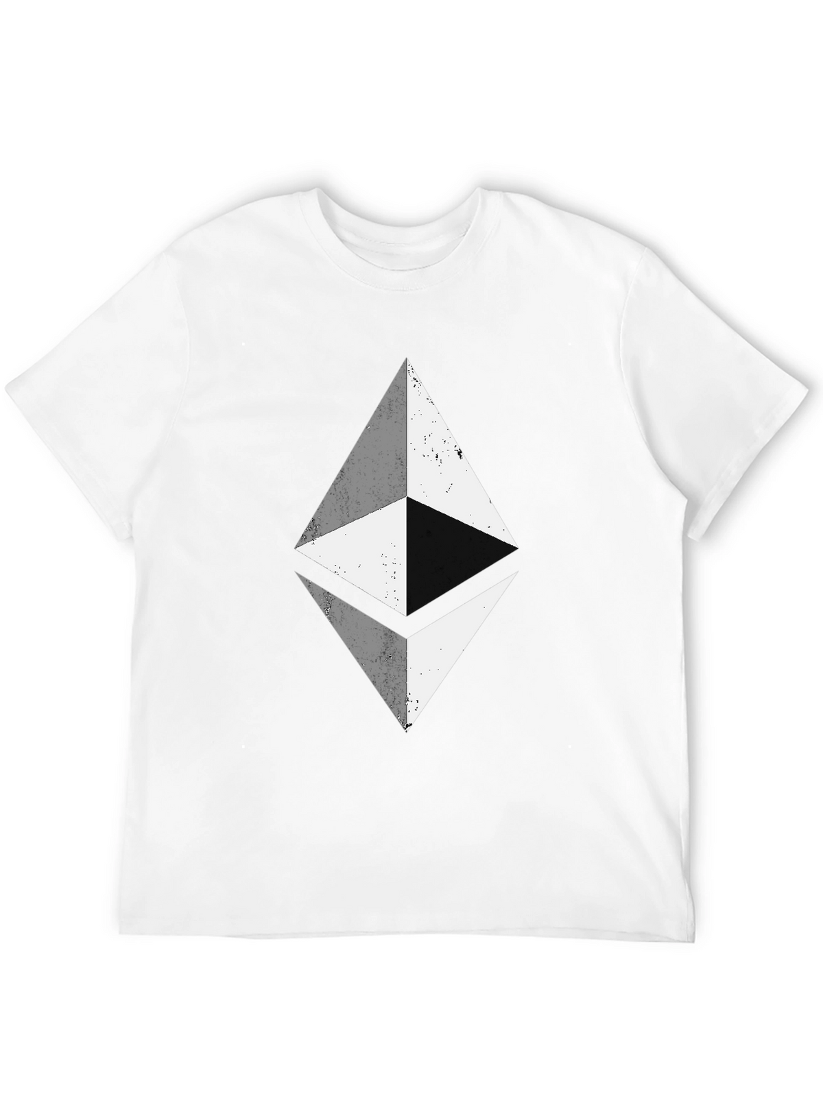 Ethereum Crypto Black T-Shirt - Diamond Logo